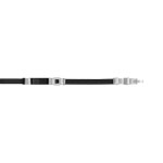 Bracelet acier caoutchouc zirconia