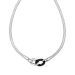Collier acier c&eacute;ramique