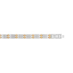 Bracelet acier bicolore