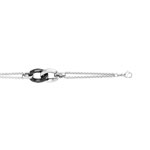 Bracelet acier c&eacute;ramique
