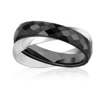 Bague acier c&eacute;ramique