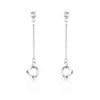 Boucles d'oreilles acier céramique