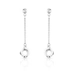 Boucles d&rsquo;oreilles acier c&eacute;ramique