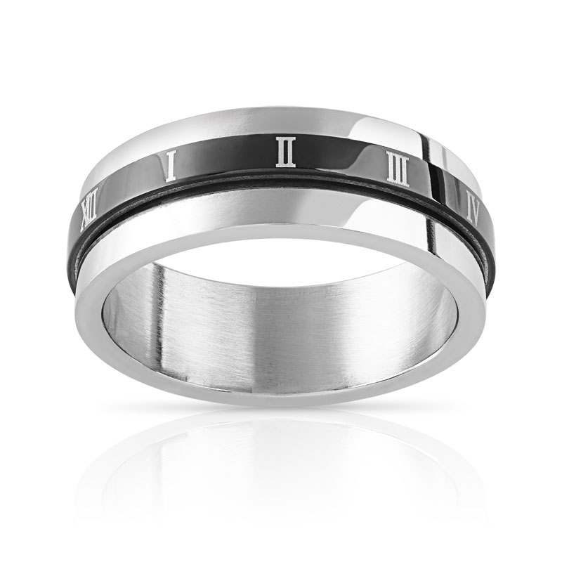 Bague acier - vue 1