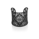 Bracelet manchette acier rigide