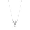 Collier argent 925 perle de culture de Chine zirconia
