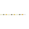 Bracelet argent 925 ambre