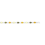 Bracelet argent 925 ambre