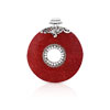Pendentif argent 925 corail gorgone