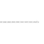 Collier maille cheval altern&eacute;e argent 925 50 cm