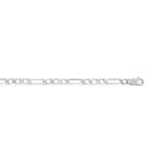 Collier maille cheval altern&eacute;e argent 925 50 cm