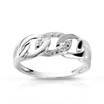 Bague argent 925 diamant