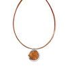 Collier argent 925 ambre