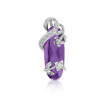Pendentif argent 925 zirconia