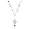 Collier argent 925 jade quartz