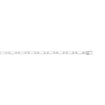 Collier maille cheval altern&eacute;e argent 925 45 cm