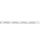 Collier maille cheval altern&eacute;e argent 925 60 cm