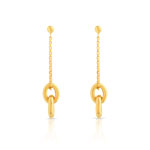 Boucles d&rsquo;oreilles or 375 jaune