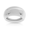 Bague or 375 blanc