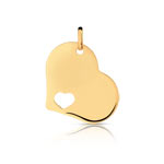 Pendentif or 375 jaune
