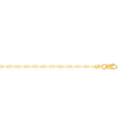 Chaine or 375 jaune 45 cm