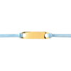 Gourmette personnalisable cordon or 375 jaune
