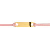 Gourmette personnalisable cordon or 375 jaune
