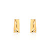 Boucles d oreilles or 375 jaune zirconia