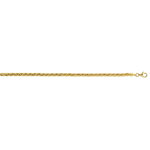 Bracelet or 375 jaune maille palmier