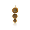 Pendentif or 375 jaune fossile