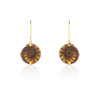 Boucles d oreilles or 375 jaune fossile
