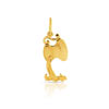 Pendentif zodiaque or 375 jaune verseau