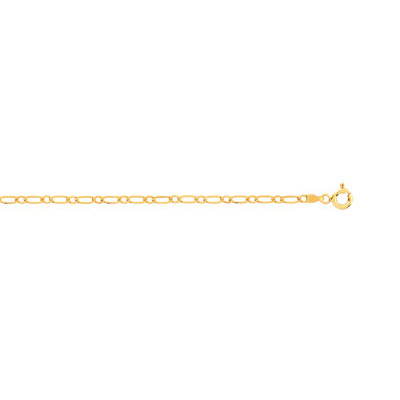 Avec une chaîne, n'importe quel pendentif peut être mis en valeur et rehausser votre allure. Laissez-vous donc séduire par cette chaîne en Or maille cheval alternée massive.