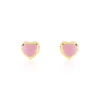 Boucles d'oreilles or 375 jaune émail