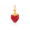Pendentif or 375 jaune émail