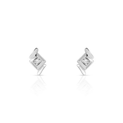 B.o. or 375 blanc diamant et rubis