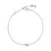 Bracelet or 375 blanc diamant et rubis