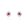 B.o. or 375 blanc rubis et diamant