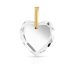 Pendentif or 375 jaune cristal