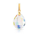 Pendentif or 375 jaune cristal