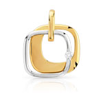 Pendentif 2 ors 375 diamant