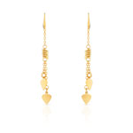 Boucles d oreilles or 375 jaune