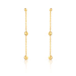 Boucles d oreilles or 375 jaune