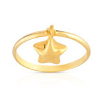 Bague or 375 jaune
