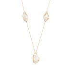 Collier or 375 jaune nacre