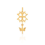 Croix Huguenote or 375 jaune