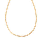 Collier or 375 jaune 50 cm maille marine