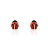 Boucles d'oreilles or 375 jaune laque