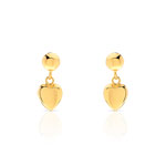 Boucles d&rsquo;oreilles or 375 jaune