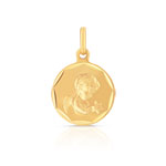 M&eacute;daille or 375 jaune